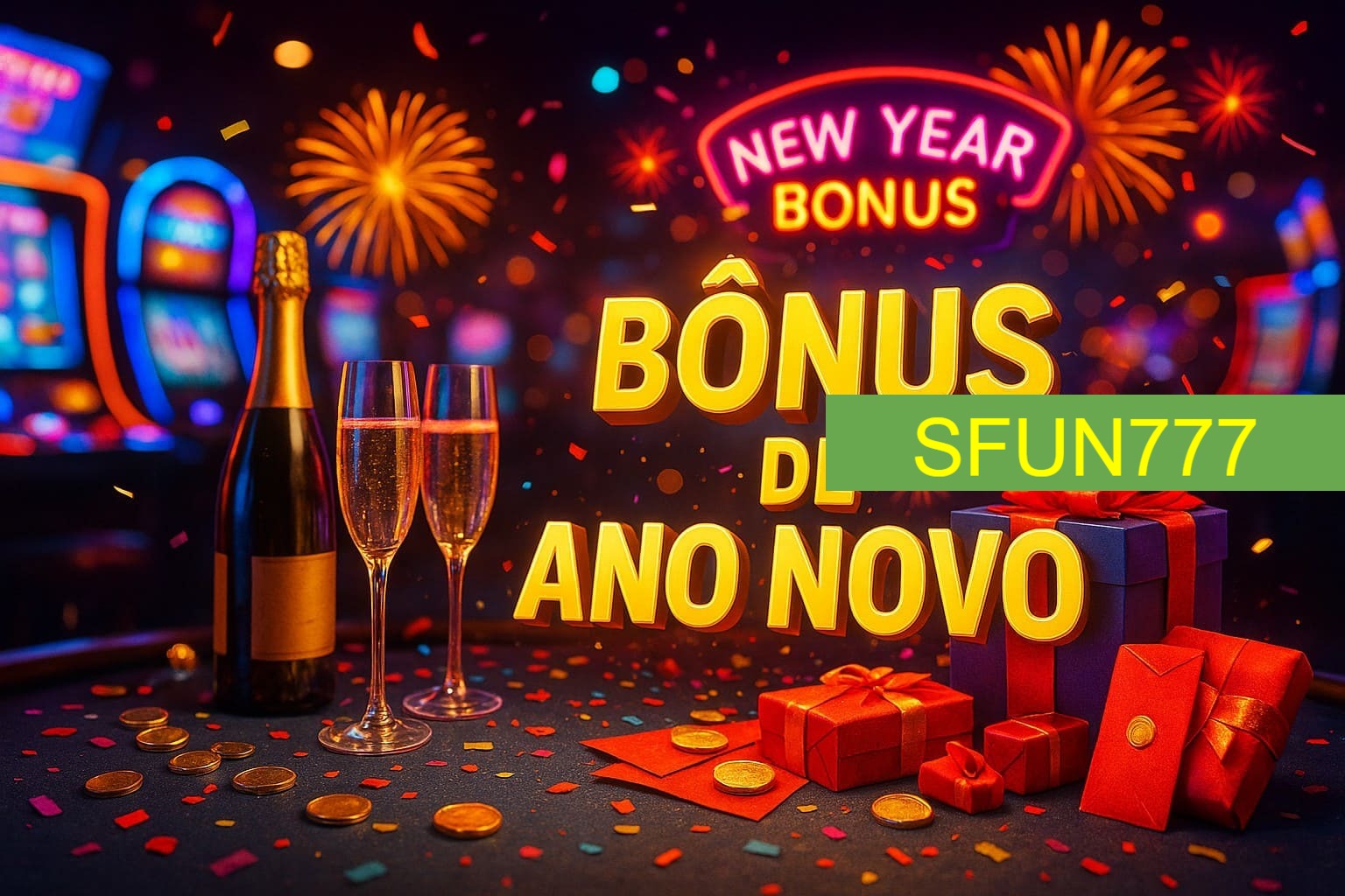 Promoções de Ano Novo no SFUN777